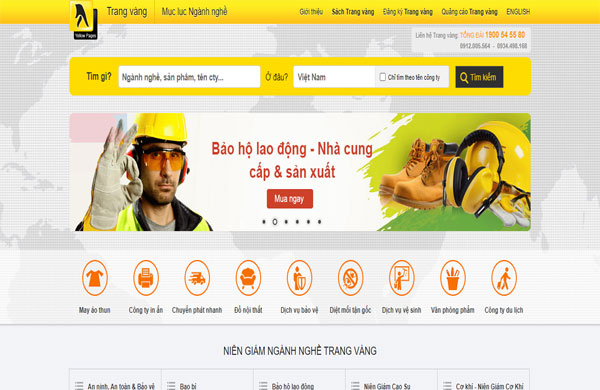 mẫu thiết kế website bán vật liệu xây dựng thu hút